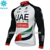 Wielershirt 2018 Team UAE N001 Winter Thermal Fleece